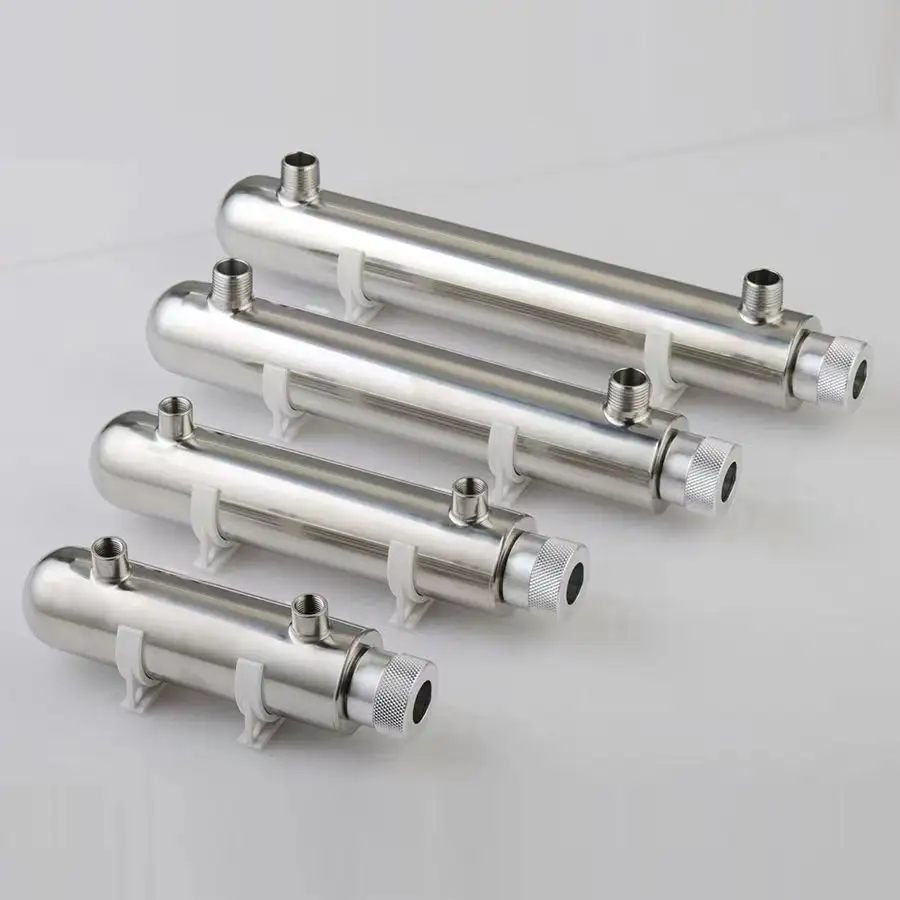 55W UV lamp SS 304 stainless steel uv water sterilizer for drinking water with CE RoHS certificate