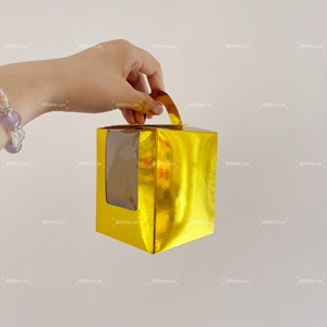 Boîte à cupcakes individuels, muffins, gâteaux féeriques avec fenêtre transparente, boîte cadeau - Product Image 5