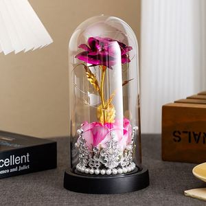 Wholesale Gift Creative Thanksgiving Mother's Day <b>Rose</b> Valentine's Day Gift for Wife Girlfriend Crown <b>Rose</b> Ornament - Product Image 2