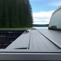 Cubierta Retráctil Impermeable con Cierre para Camioneta Todoterreno, Tipo Persiana Enrollable, para VW Amarok F150 Modelo de Caja Corta Ranger