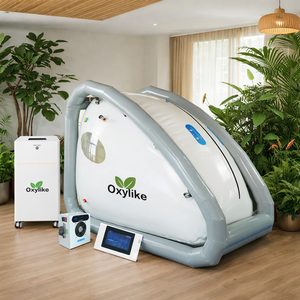 ห้องออกซิเจนความดันสูงแบบนั่ง OEM Top Oxylike OLS-S4 1.5ATA โครงสร้างแบบนิ่ม พร้อมโครงเป่าลม สำหรับการรักษาโรคในคลินิก - Product Image 2