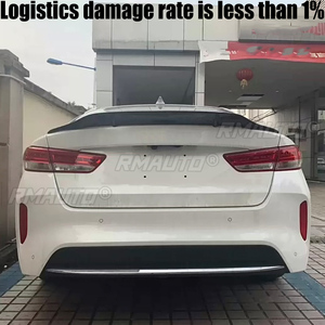 สปอยเลอร์สำหรับ Kia K5 / Optima ปี 2016 2017 2018 คาร์บอนไฟเบอร์ / FRP ไพรเมอร์ ปีกหลังแบบ R-type อุปกรณ์ตกแต่ง - Product Image 2