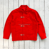 Haute qualité Vintage Style hommes veste de travail personnalisé sergé canard toile décontracté extérieur porter fermoir pont crochet pour citerne vêtements de travail
