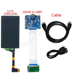 UV Có Thể Chữa Được 3D Máy In 5.5 Inch 1440X2560 2K <span class=keywords><strong>LCD</strong></span> Màn Hình Hiển Thị Thay Thế XR2208-01JLD Bene1 Bene2 ANYCUBIC Photon Bìa Glass - Product Image 1