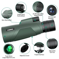 Nouveau modèle 2026 – Télescope monoculaire Zoom 10-30x50 haute définition pour concerts, activités de plein air et photographie mobile