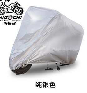 Housse de moto imperméable pour l'extérieur, protection UV, anti-poussière, en polyester soyeux, couleur et <span class=keywords><strong>logo</strong></span> personnalisés - Product Image 4