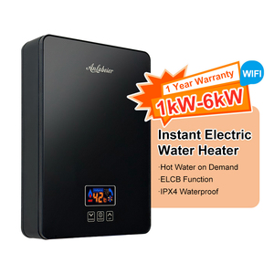 Calentador de Agua Eléctrico Instantáneo sin Tanque de 6000W 220V, Color Blanco, Carcasa de ABS, para Debajo del Fregadero de Cocina, Agua Caliente Ilimitada - Product Image 2