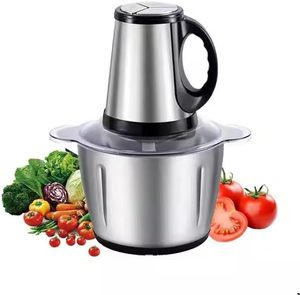 Picadora de carne multifuncional de acero inoxidable para ensaladas de cocina para alimentos de bebé, cebolla y frutas - Product Image 2