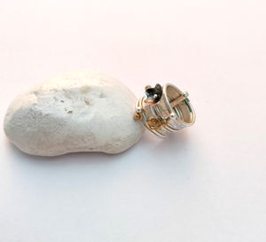 Ethnic Simple 925 Sterling Silver Brass <b>Copper</b> Pretty Ring Women's Cute Diamond Design for Casual Wedding <b>Anniversary</b> Jewelry - Product Image 4