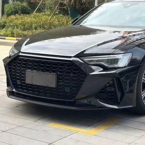 Kits de carrocería de coche, parachoques delantero con parrilla de panal para <span class=keywords><strong>audi</strong></span> A6L S6 OEM <span class=keywords><strong>RS6</strong></span>, parachoques delantero estilo 2019 2020 <span class=keywords><strong>2021</strong></span> - Product Image 4
