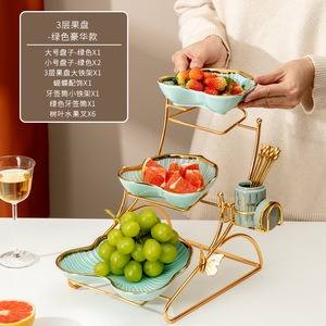 Afternoon Tea Gebruikt Snacks Plaat Dessert Stand Nordic Luxe 2 Tier 3 Tier Cupcake Stand Keramische Taart Staan Voor Verkoop - Product Image 5