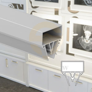 Fiyat gergi tavan Film alüminyum profil parça ray zıpkın streç germe kumaş tavan LED şerit işık alüminyum profil - Product Image 1