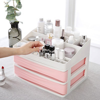 Boîte de rangement pliable multifonctionnelle à 5 couches en plastique PP pour bijoux, maquillage et cosmétiques, organiseur de beauté pour femmes, conteneur de bureau