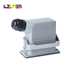 WZUMER 10 pin IP65 elettrico impermeabile e rettangolare connettore resistente con leve di bloccaggio in acciaio inossidabile - Product Image 2