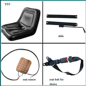 Wholesale KL Seating PVC Garden Lawn Mower Seat New Durable 150kg Load Capacity 1 Year Warranty Black/Yellow <b>Material</b> <b>Handling</b> - Product Image 6