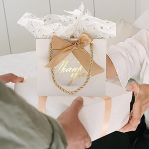 Wholesale Best Selling Custom Logo High Quality Clothing Packaging Jewelry Paper <b>Gift</b> <b>Bag</b> Customized <b>Gift</b> Box With Ribbon Handle - Product Image 5
