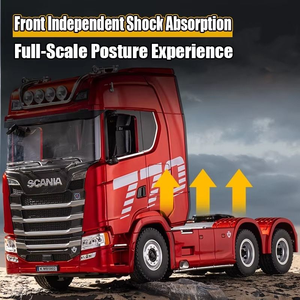 <span class=keywords><strong>Camion</strong></span> tracteur RC à l'échelle 1/18, <span class=keywords><strong>jouet</strong></span> télécommandé 2,4G, <span class=keywords><strong>semi</strong></span>-<span class=keywords><strong>remorque</strong></span> 19 canaux, <span class=keywords><strong>camion</strong></span> lourd avec lumières et sons - Product Image 5