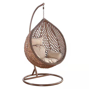 Columpio de Cesta para Exterior Económico, Silla Colgante de Metal con Cuerda para Balcón, Jardín y Patio - Product Image 5