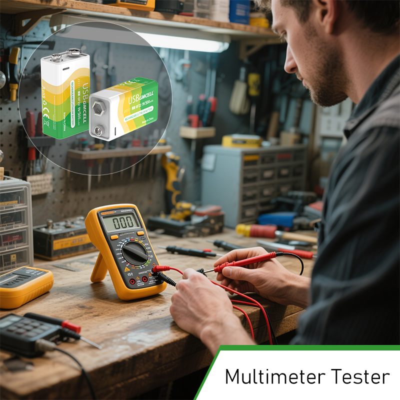 usb 9v rechargeable battery