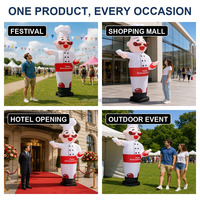 Mascotte publicitaire gonflable personnalisée OEM&ODM pour la promotion de l'inauguration et des festivals