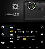 Junsun-navigateur GPS pour voitures, Android, 7 pouces, avec caméra de tableau de bord, processeur Quad-core MT8127, 2015 Navigation, Europe, espagne, France, états-unis, carte