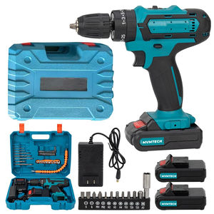 Perceuse-<span class=keywords><strong>visseuse</strong></span> sans fil rechargeable, légère et portable, pour le bricolage, avec batterie, fonction percussion - Product Image 1