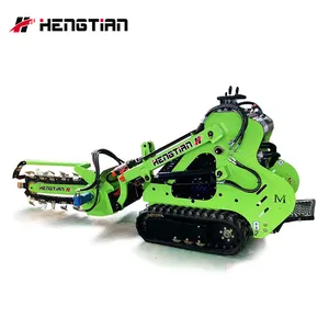 A buon mercato compatto multifunzionale mini skid steer loader con la catena trencher per la vendita in Australia