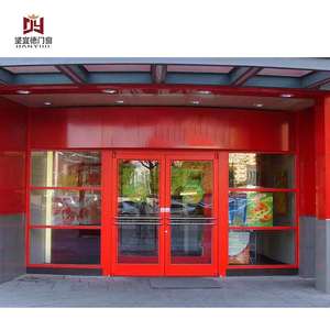 Cửa hàng KFC thương mại cửa trước cửa nhôm nhập cửa đôi cửa kính - Product Image 3