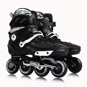 PAPAISON 2019 <span class=keywords><strong>Patines</strong></span> de Slalom Profesionales, <span class=keywords><strong>Patines</strong></span> de Ruedas de la Mejor Calidad con Ruedas Luminosas de Color Blanco Puro - Product Image 4