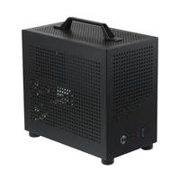 RGEEK A17 SGCC Mini ITX PC Case Chasis pequeño Ultra High Desktop Computer Cases con asa, compatible con fuente de alimentación SFX