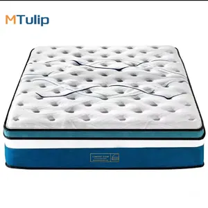 Magasins de matelas de lit modernes d'importation de qualité supérieure près de chez moi matelas king size en mousse à mémoire de forme en gel de latex à ressort