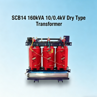 Transformateur sec triphasé 160 kVA 10000 V vers 400 V, Dyn11, isolation classe F, refroidissement AN/AF, transformateur de puissance intérieur