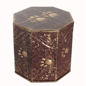 โกศใส่เถ้ากระดูกสำหรับสัตว์เลี้ยงโกศสีแดงขาวสำหรับสัตว์เลี้ยงโกศแปดด้านออกแบบให้สัตว์เลี้ยงโกศแปดด้าน - Product Image 2