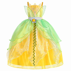 Hot bán trẻ em cô gái Tinkerbell trang phục với Wing sequined trẻ em đáng yêu <span class=keywords><strong>Tinker</strong></span> chuông ăn mặc cho Halloween Giáng sinh - Product Image 6