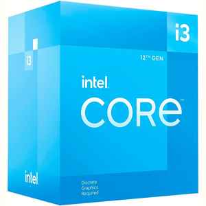 Procesador de Escritorio Intel Core I3 12100F de 12.ª Generación, Procesador Intel I3 12100 LGA1700, RAM <span class=keywords><strong>DDR4</strong></span> y DDR5 de hasta 128 GB - Product Image 1