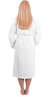 Peignoir de Bain de Luxe en Coton 100 % Super Doux Personnalisable avec Logo pour Homme et Femme, Peignoir de SPA Salon Doux et Moelleux en Éponge