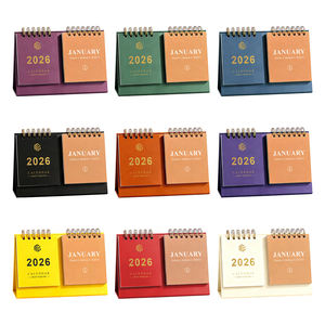 Calendrier personnalisé avec cadre <span class=keywords><strong>photo</strong></span>, cadeau de bureau, reliure spirale ou agrafée, impression quotidienne et mensuelle, calendrier mural ou de bureau 2026 - Product Image 2
