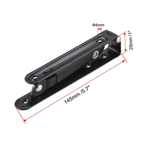 Soporte Triangular Plegable de Acero al Carbono de 6 Pulgadas para Estante de Pared, Accesorio de Ferretería Duradero - Product Image 3