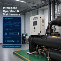 Enfriador Centrífugo de Levitación Magnética GRAD con Ahorro de Energía del 50%, Sin Aceite, con Control Inteligente IoT, Sistema Industrial