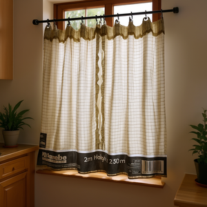 Cortinas Caladas Vistuca de 2m de Alto x 2.50m, Diseño Vintage, Forma Rectangular - Product Image 2