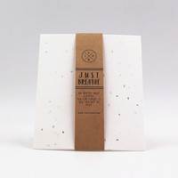 Vente en gros enveloppe d'emballage personnalisée 100% enveloppes en papier de semences biodégradables recyclables