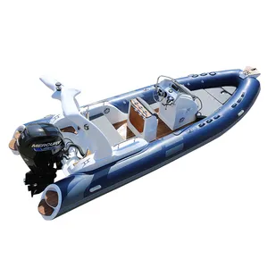 Haote Rafting Hypalon Sport Cabin Cruiser Rigid Passenger Used New Hovercraft Canoe Barche Rigide Boat For Entertainment