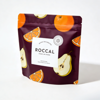 Sachet Doypack Personnalisé Mat Violet avec Fermeture Ziplock pour Emballage Alimentaire : Fruits, Snacks, Fruits Séchés, Jus en Poudre, Bonbons