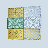 Panneaux de bardage en aluminium modernes de qualité A2, revêtus de fluorocarbone, ignifuges et écologiques, légers