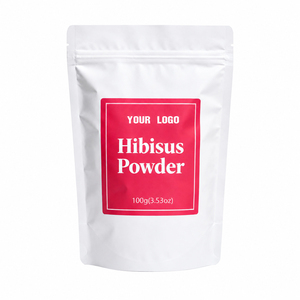 ผงโรเซลล์เกรดอาหาร ละลายน้ำได้ 100 กรัม ผงดอกชบา ผงสกัดจากผลดอกชบา (Hibiscus Sabdariffa) - Product Image 2