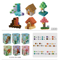 Cubos magnéticos de 36 piezas, juego de cubos de bloques de construcción educativos con todo incluido, artesanía de plástico diseñada para niños