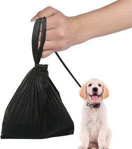ถุงเก็บอุจจาระสุนัข Huamaohengchun พร้อมหูหิ้วและที่จ่าย ถุงเก็บอุจจาระสีดำแบบไม่มีกลิ่น ป้องกันการรั่วซึม สำหรับสุนัขและแมว - Product Image 3