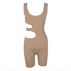 Breathable Plus Size <b>Sexy</b> Club Style Full Length Women Jumpsuits <b>Playsuits</b> Bodysuit Stand Adults Solid Printed Spandex / Cotton - Product Image 1