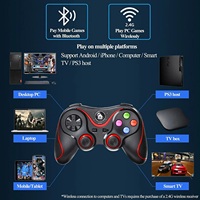 Manette de Jeu Sans Fil V8 avec Support Téléphone pour Android/iOS/Smart TV/PS3/Switch/PC