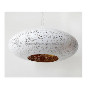 Thiết kế hiện đại ánh sáng mặt dây chuyền với Trắng tráng Dome Stylish trắng mặt dây chuyền Trần lịch thi đấu - Product Image 1